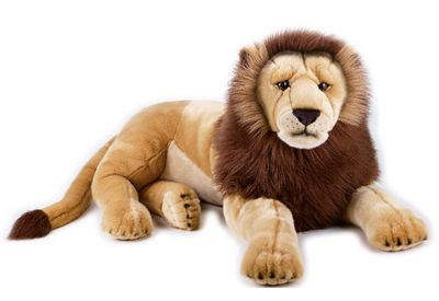 Venturelli Lelly Peluche Leone Super Gigante Lunghezza 100 cm
