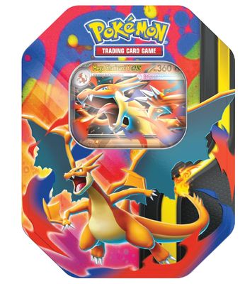 Pokémon: scatola da collezione Mega Charizard/Mega Charizard Y-ex del GCC Pokémon (quattro buste di espansione e una carta promozionale olografica), Edizione in Italiano