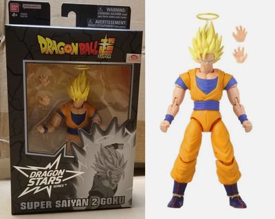 Ban Dai Dragon Ball Personaggio Super Saiyan 2 Goku con Aureola 17 cm