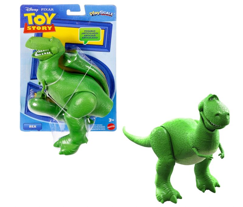 Mattel Disney Pixar Toy Story 5 - Rex il Dinosauro Verde, action figure da 18,5 cm con 8 punti di articolazione, design fedele al film 2026, 3+ anni, JKV17 Mattel Disney Pixar Toy Story 5 - Rex il Dinosauro Verde, action figure da 18,5 cm con 8 punti di articolazione, design fedele al film 2026, 3+ anni, JKV17