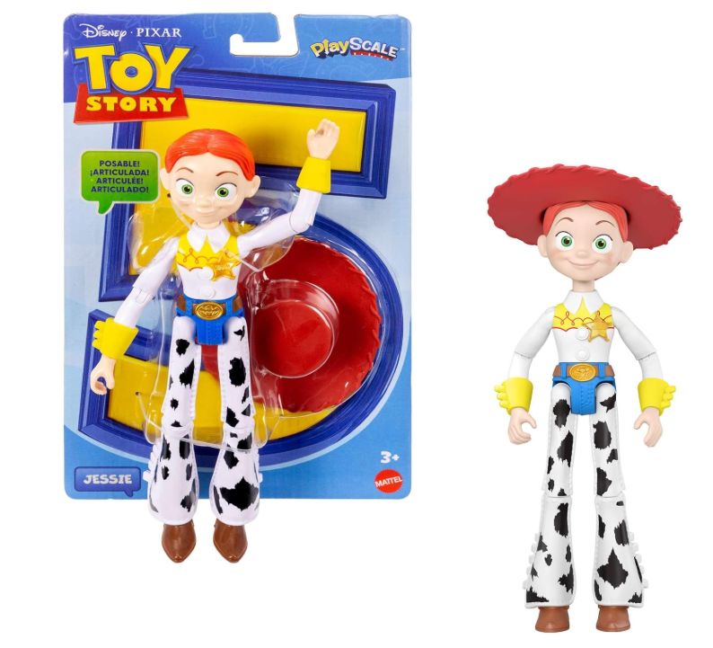 Mattel Disney Pixar Toy Story 5 - Jessie Cowgirl, action figure da 22,5cm con 12 punti di articolazione, cappello removibile e design fedele al film 2026, 3+ anni, JKV16 Mattel Disney Pixar Toy Story 5 - Jessie Cowgirl, action figure da 22,5cm con 12 punti di articolazione, cappello removibile e design fedele al film 2026, 3+ anni, JKV16