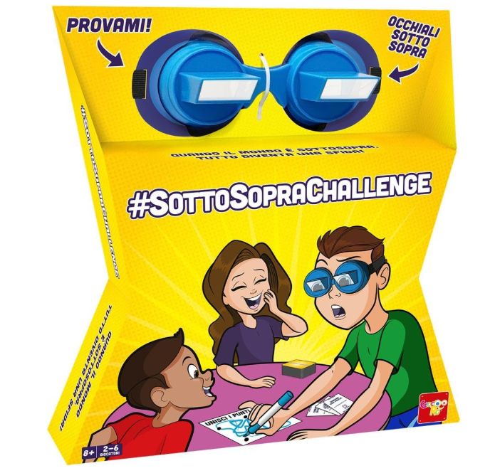 Rocco Giocattoli - Sottosopra Challenge Gioco per Famiglie da 2 a 6 Giocatori dagli 8 anni in su