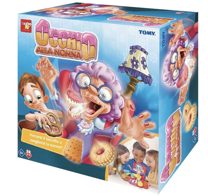 Occhio alla Nonna, Gioco da tavolo per bambini dai 5 anni in su, Gioco da 2 a 4 giocatori Occhio alla Nonna, Gioco da tavolo per bambini dai 5 anni in su, Gioco da 2 a 4 giocatori