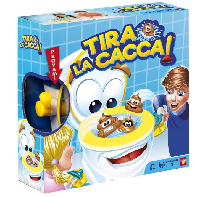 Tira la Cacca Gioco da Tavolo per 2 giocatori da 5 anni in sù