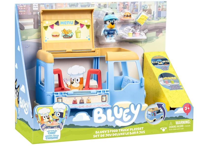 Bluey Food Truck con personaggio e accessori Bluey Food Truck con personaggio e accessori