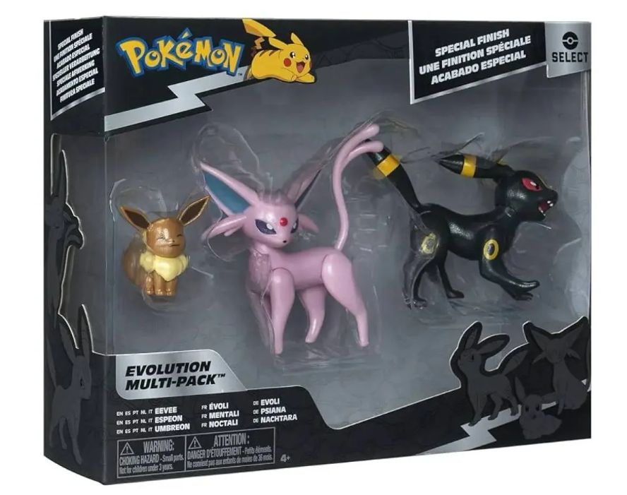 Pokémon Select Evolution Multipack (Eevee #2, Umbreon, Espeon) Pokémon Select Evolution Multipack (Eevee #2, Umbreon, Espeon)