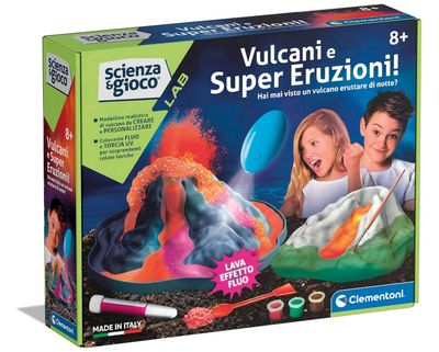 Clementoni Scienza e Gioco Lab Vulcani e Super Eruzioni Gioco Scientifico Clementoni Scienza e Gioco Lab Vulcani e Super Eruzioni Gioco Scientifico