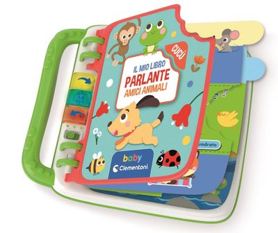 Clementoni Baby Libro Parlante Amici Animali, Gioco Educativo Bambini 12+ Mesi, Centro attività Prima Infanzia per Imparare Numeri, Colori, Forme, Versi degli Animali, Lingua Italiana Clementoni Baby Libro Parlante Amici Animali, Gioco Educativo Bambini 12+ Mesi, Centro attività Prima Infanzia per Imparare Numeri, Colori, Forme, Versi degli Animali, Lingua Italiana