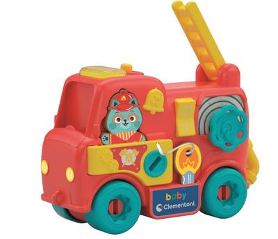 Clementoni Baby Montessori - Camion dei Pompieri, per Bambini 18+ Mesi, Un Divertente Camion dei Pompieri Elettronico e Interattivo, con Suoni, Luci e Dettagli in Legno, Made in Italy Clementoni Baby Montessori - Camion dei Pompieri, per Bambini 18+ Mesi, Un Divertente Camion dei Pompieri Elettronico e Interattivo, con Suoni, Luci e Dettagli in Legno, Made in Italy
