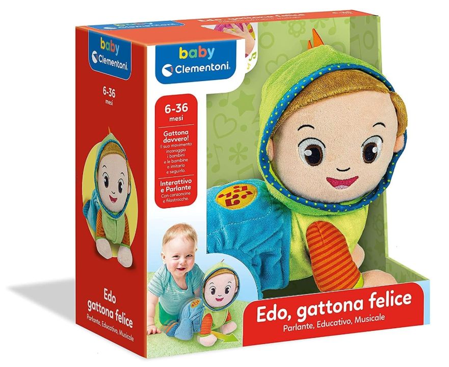 Clementoni Edo Gattona Felice Peluche Parlante Interattivo che Gattona Clementoni Edo Gattona Felice Peluche Parlante Interattivo che Gattona