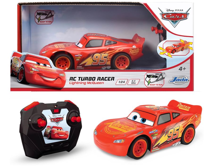 Disney Cars Macchina Radiocomandata Saetta Mc Queen 2.4 Ghz Disney Cars Macchina Radiocomandata Saetta Mc Queen 2.4 Ghz