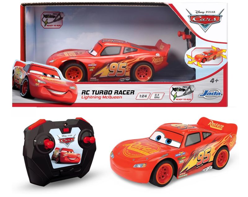 Disney Cars Macchina Radiocomandata Saetta Mc Queen 2.4 Ghz