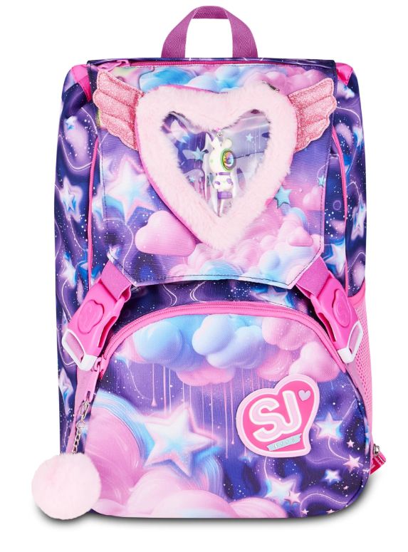 SEVEN SJ ZAINO ESTENSIBILE BIG - FLUFFY PINK GIRL