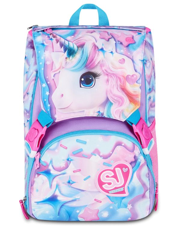 SEVEN SJ ZAINO ESTENSIBILE BIG - LED UNICORN GIRL CON OCCHI LUMINOSI