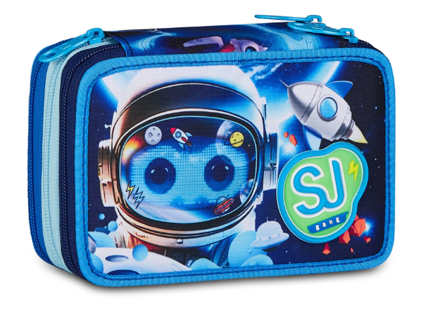 SEVEN SJ ASTUCCIO 3 ZIP - SPACE LED BOY