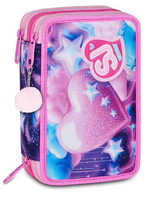 SEVEN SJ ASTUCCIO 3 ZIP - FLUFFY PINK GIRL SEVEN SJ ASTUCCIO 3 ZIP - FLUFFY PINK GIRL