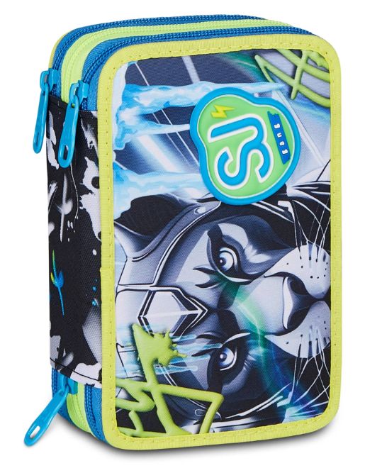 SEVEN SJ ASTUCCIO 3 ZIP - GLACE PANTHER BOY SEVEN SJ ASTUCCIO 3 ZIP - GLACE PANTHER BOY