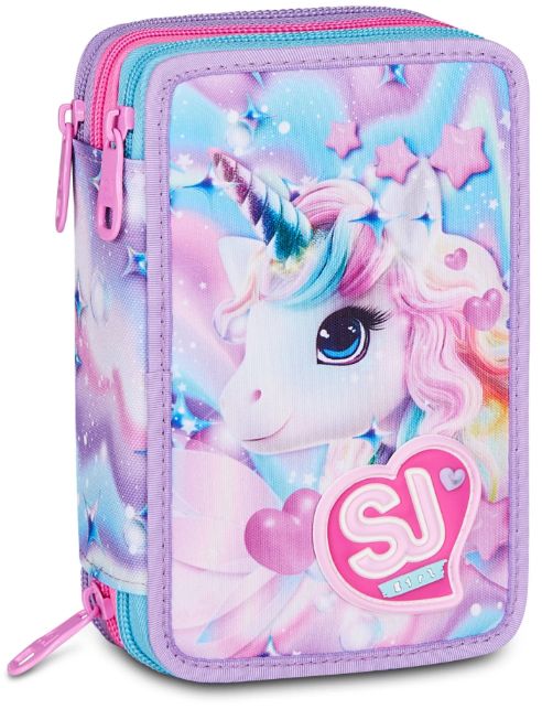 SEVEN SJ ASTUCCIO 3 ZIP - LED UNICORN GIRL SEVEN SJ ASTUCCIO 3 ZIP - LED UNICORN GIRL
