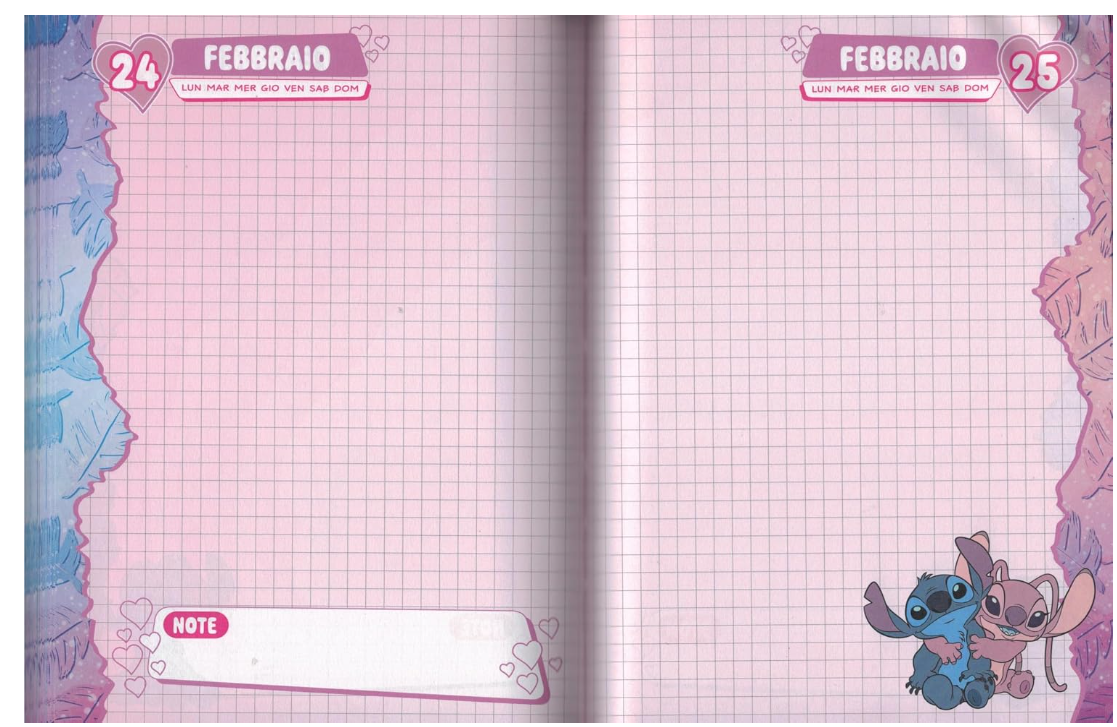 SEVEN DIARIO SCOLASTICO DISNEY STITCH