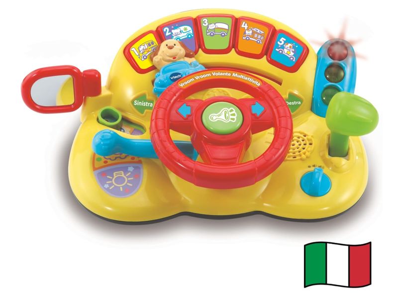 VTech Vroom Vroom Volante Multiattivita Interattivo 12-36 Mesi