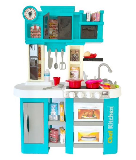 Odg Maison Gourmet Cucina per bambini con 42 accessori Luci suoni e rubinetto motorizzato Odg Maison Gourmet Cucina per bambini con 42 accessori Luci suoni e rubinetto motorizzato
