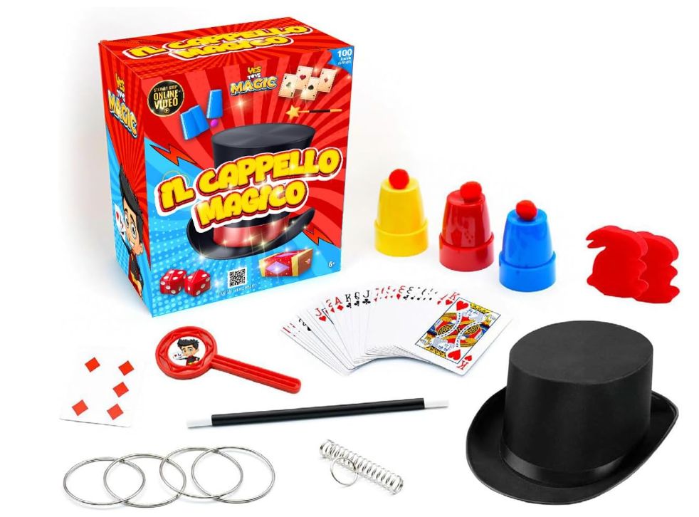 YesToys-Il Cappello Magico Il Cappello del Mago 100 Trucchi Gioco di Magia