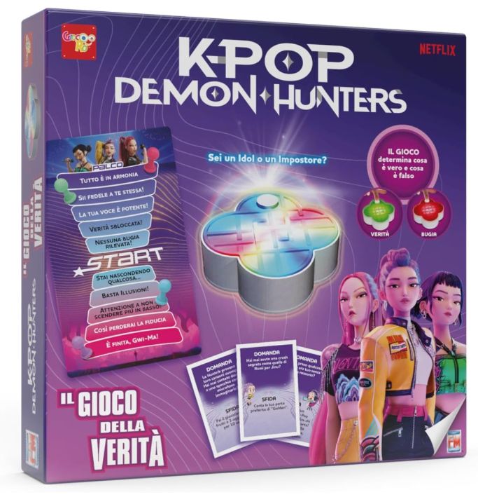 K-Pop Demon Hunters Il Gioco Della Verità Gioco da tavolo di Rocco Giocattoli
