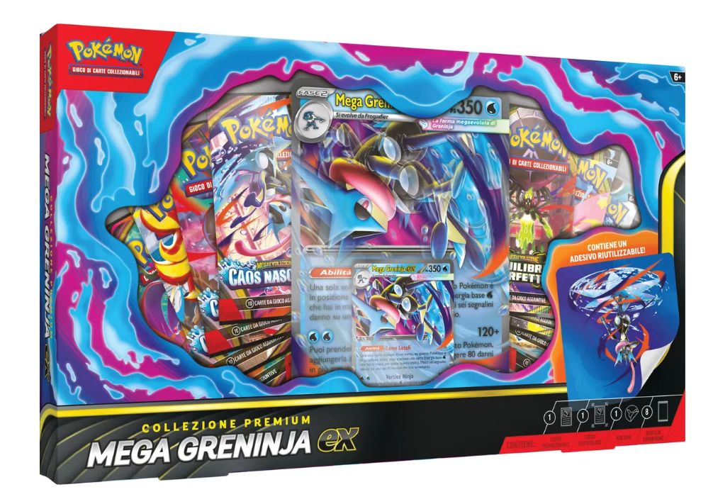 Pokémon Collezione Premium Mega Greninja-ex Pokémon Collezione Premium Mega Greninja-ex