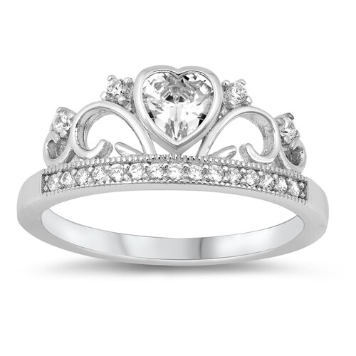 Heart Crown Ring, name: size 6