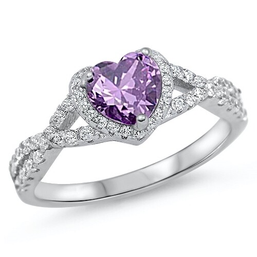 Purple Heart Ring, name: Size 9