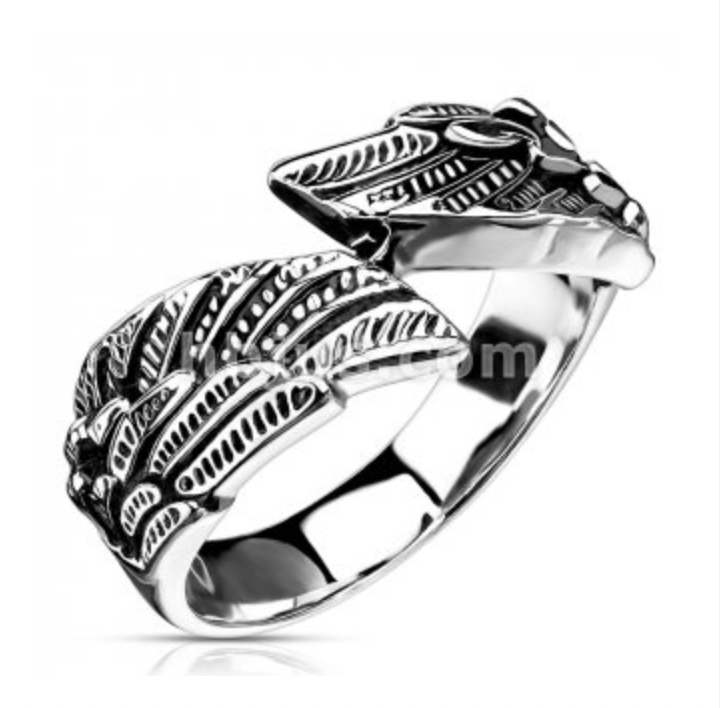 Angel Wings Ring, name: Size 9