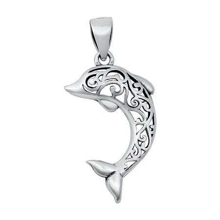 Dolphin Filigree Necklace