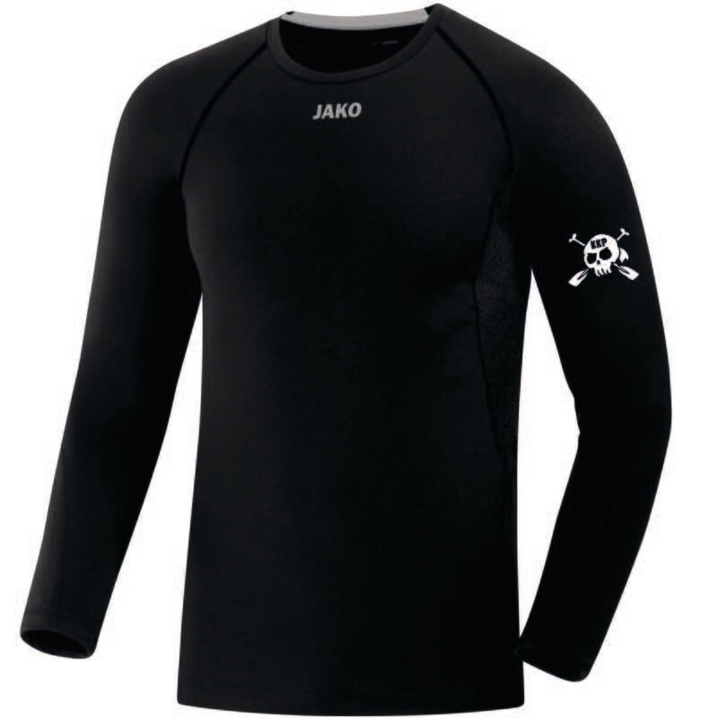KKP Longsleeve Compression schwarz inkl. Ärmeldruck