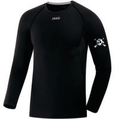 KKP Longsleeve Compression schwarz inkl. Ärmeldruck