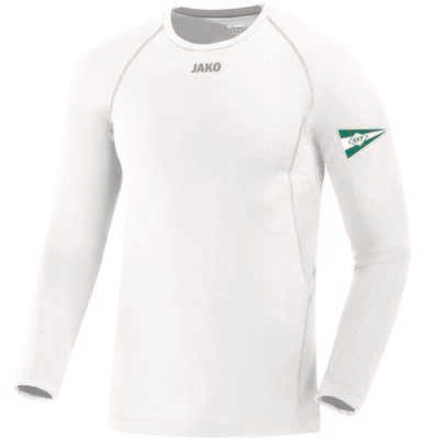 KKP Longsleeve Compression weiß inkl. Ärmeldruck