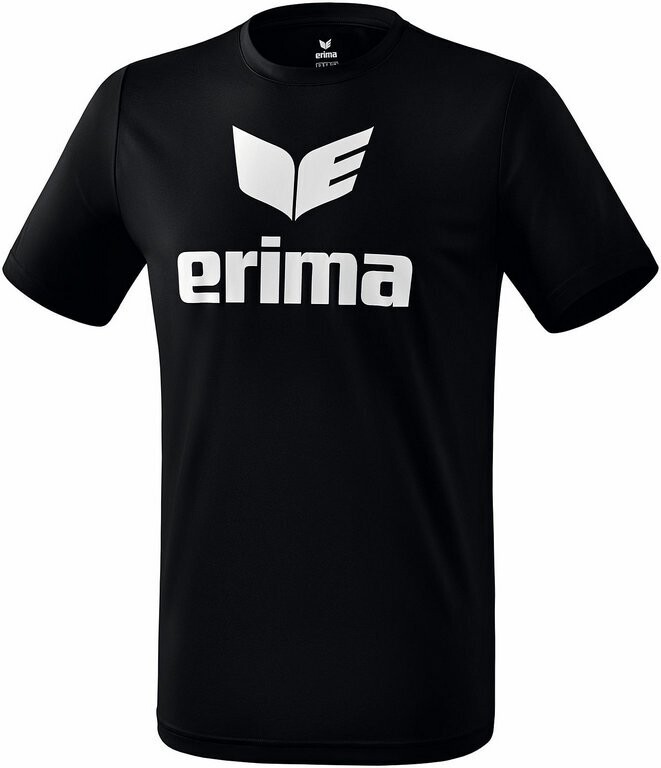 Erima  PROMO T-SHIRT inkl. Vereinsname, Größe: 116, Farbe: schwarz/weiß