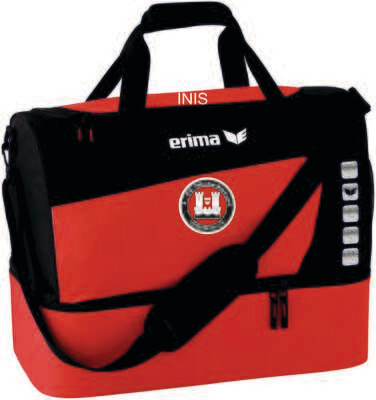 Erima CLUB 5 SPORTTASCHE MIT BODENFACH inkl. FCN Logo