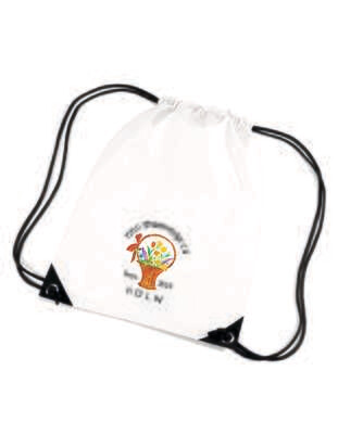 Blomekörfge Gymsack inkl. Logo Blomekörfge Gymsack inkl. Logo