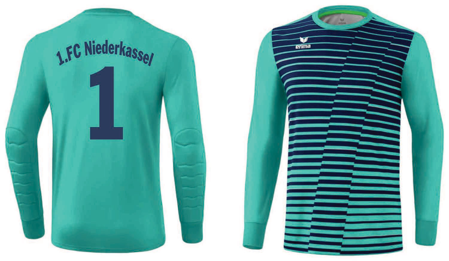 Erima TW Trikot Pro FCN, Größe: 128, Farbe: columbia