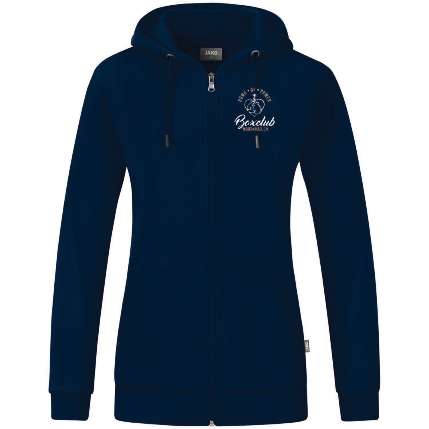 Sweatjacke Boxclub Damen inkl. Logo vorne