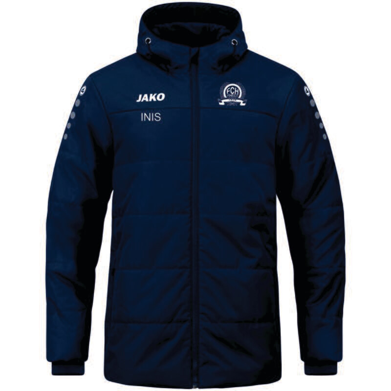 Coachjacke Team mit Kapuze und Hertha Logo