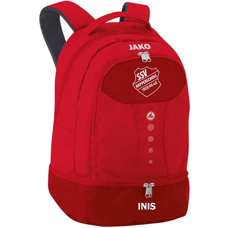 JAKO Rucksack TLS inkl. Vereinslogo und INIS