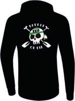 KKP DAMEN KAPUZENSWEATJACKE inkl. Druck vorne und hinten