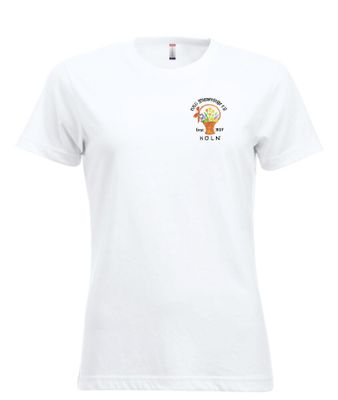 Blomekörfge Damen T-Shirt inkl. Druck vorne und hinten Blomekörfge Damen T-Shirt inkl. Druck vorne und hinten