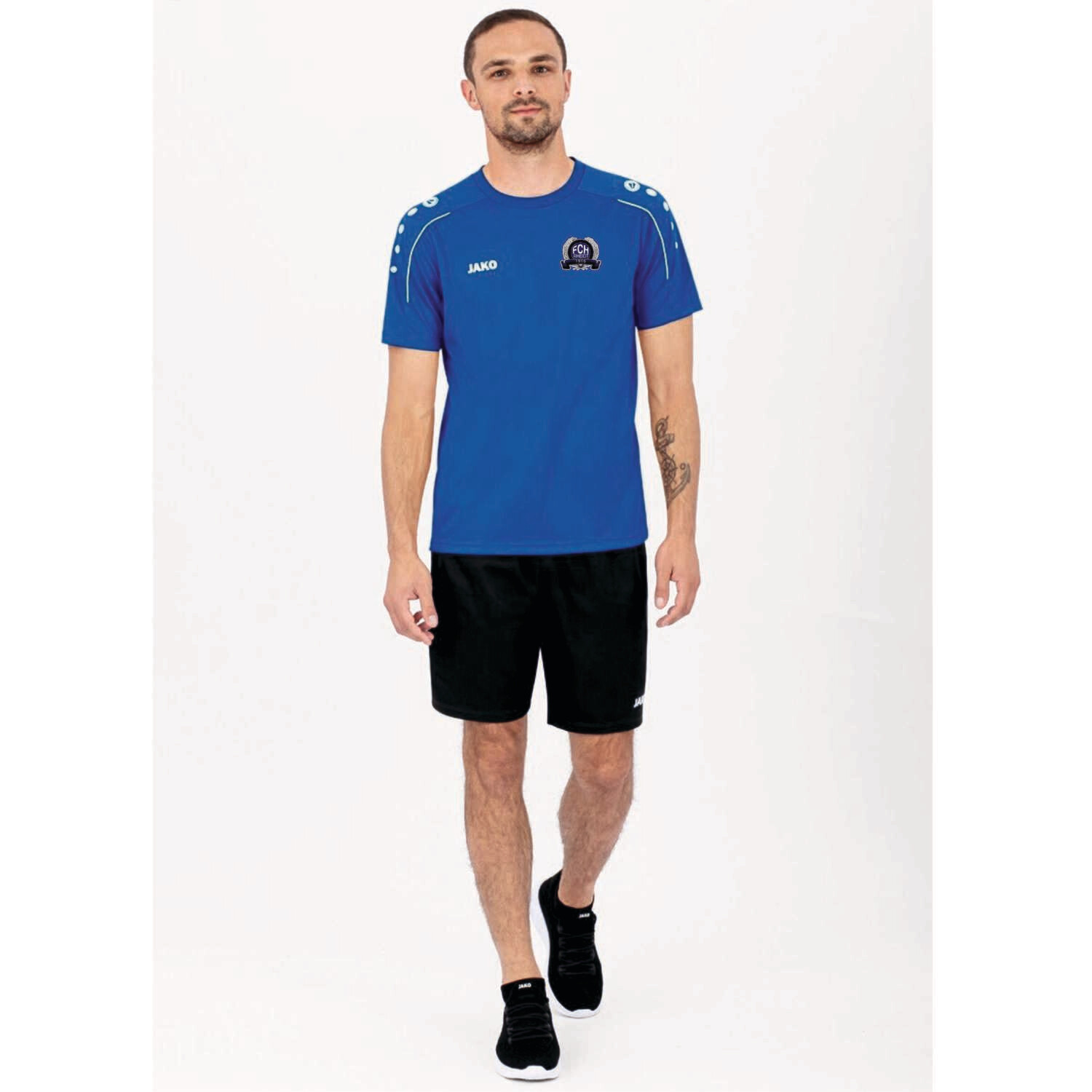 Jako Set Classico T-Shirt inkl. Hertha Logo und Short Junior