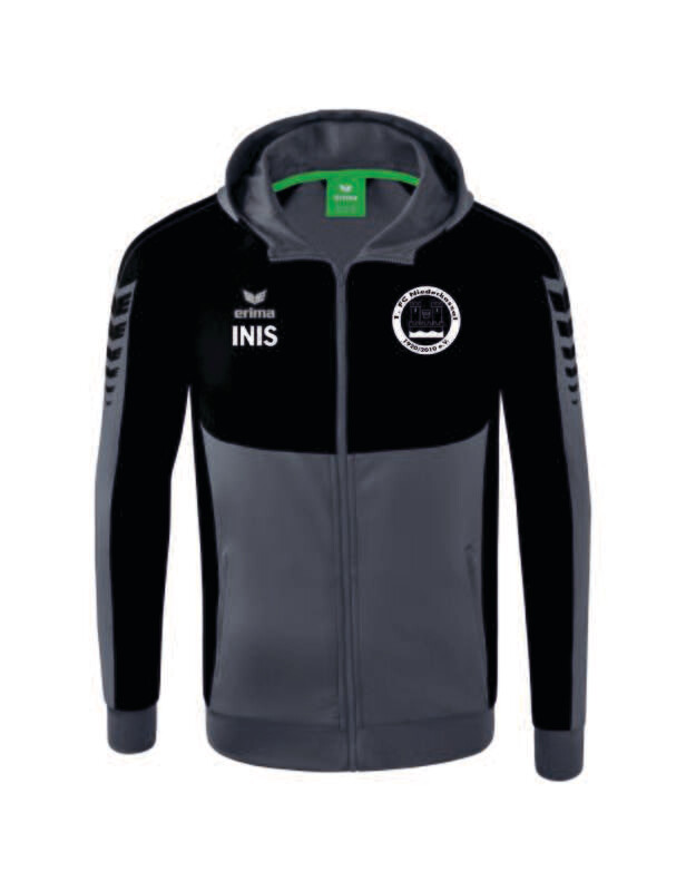 Erima SIX WINGS TRAININGSJACKE MIT KAPUZE inkl. FCN Logo
