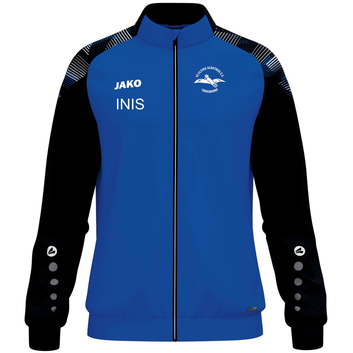 Jako Polyesterjacke Sonic mit Vereinslogo