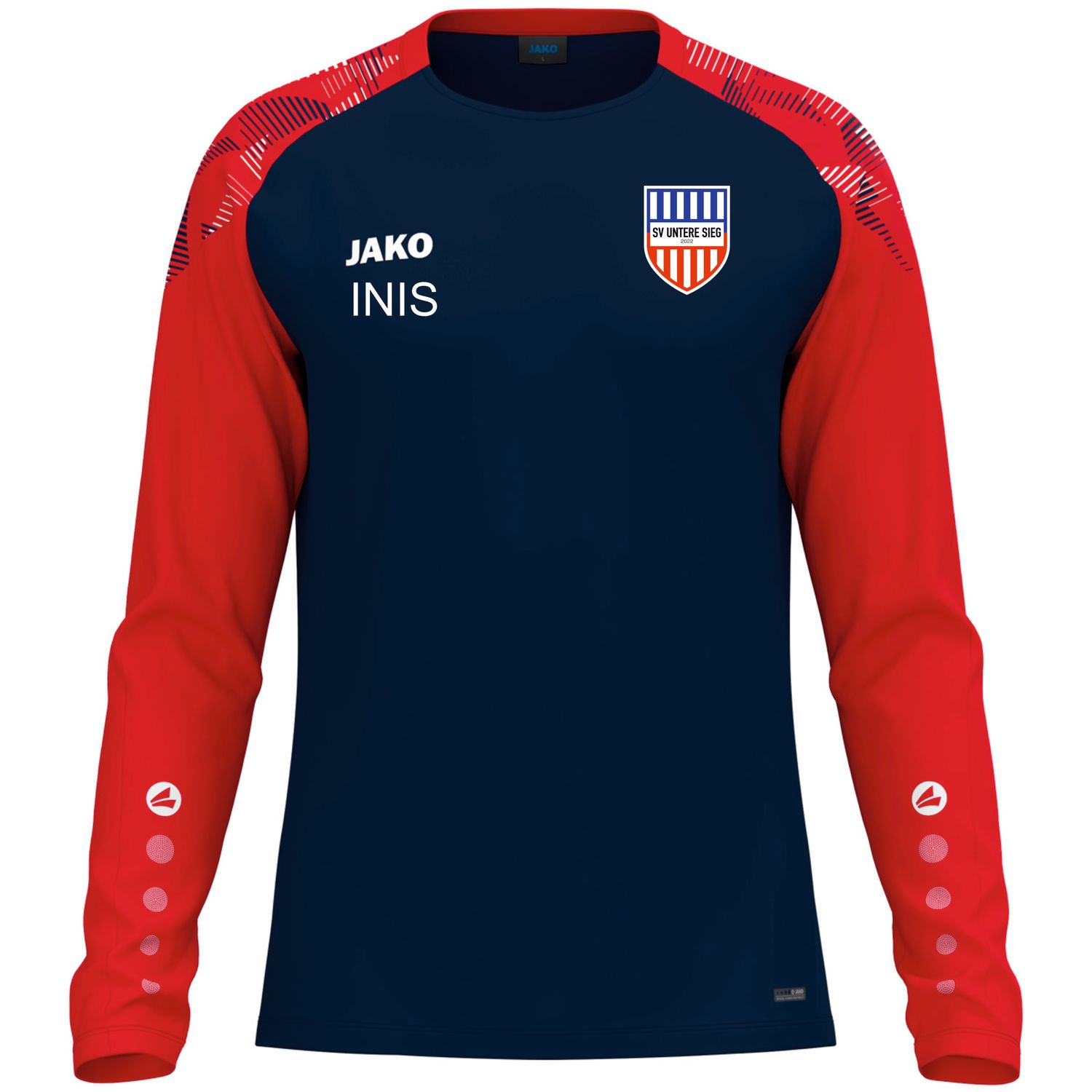 Longsleeve Sonic inkl. Vereinslogo