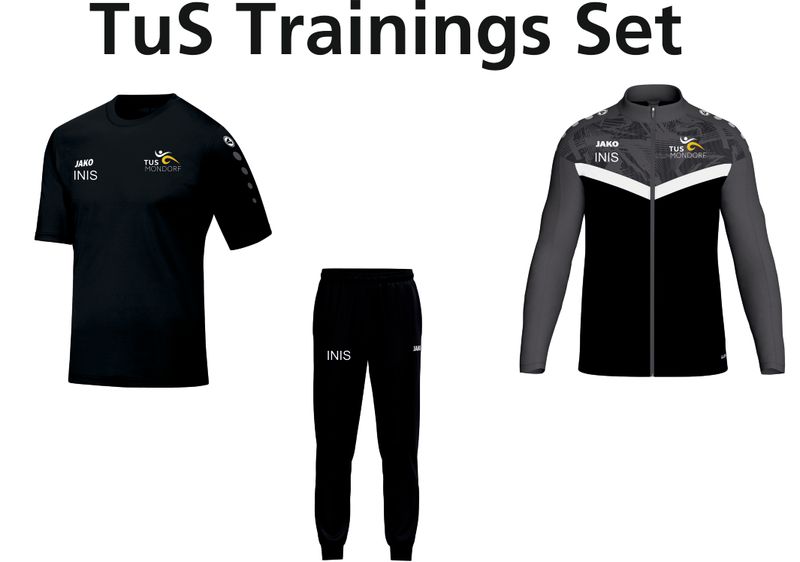 Tus Trainings Set inkl. Vereinslogo auf Oberteilen