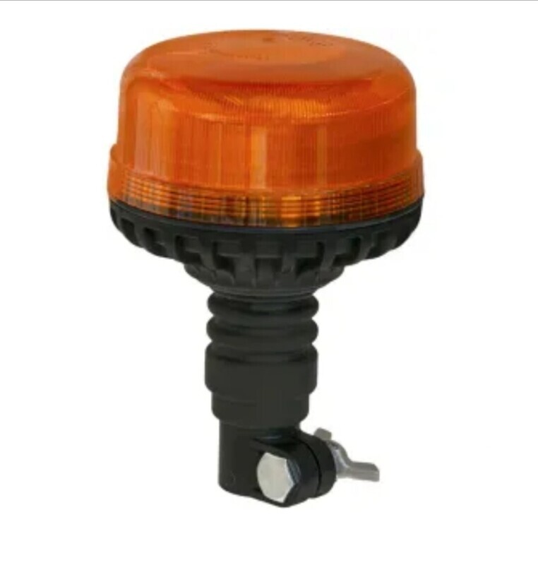 GIROFARO LED, FISSAGGIO AD ASTA, SPINA EMC